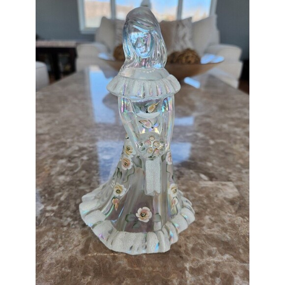 Fenton Other - Fenton Iridescent Glass Bridesmaid, Hand Painted And Signed